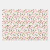 Fabulous Flamingling Christmas Fun Geschenkpapier Set (Vorderseite)