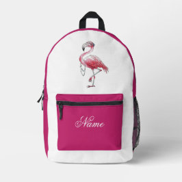 Fabulous Flamingo Bedruckter Rucksack