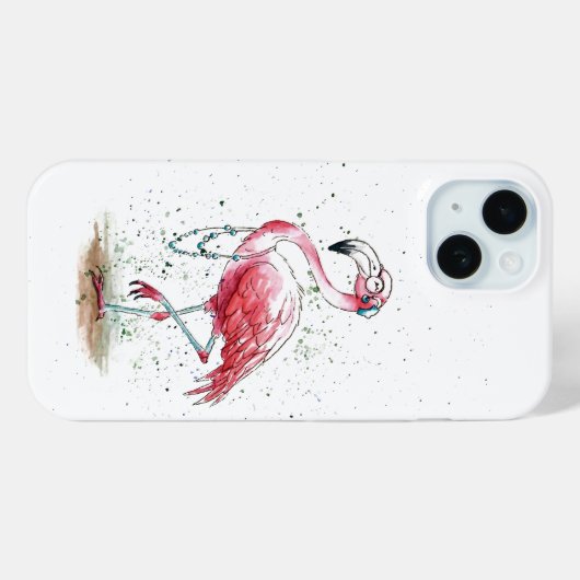 Fabulous Flamingo Case-Mate iPhone Hülle (Rückseite (Horizontal))