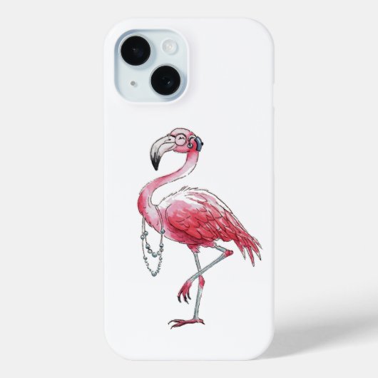 Fabulous Flamingo Case-Mate iPhone Hülle (Rückseite)