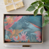 Fabulous Flamingo Decoupage Tissue Paper Seidenpapier (Geschenk)