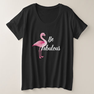 Fabulous Flamingo Große Größe T-Shirt