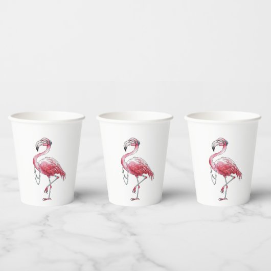 Fabulous Flamingo Pappbecher (Multi)