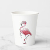 Fabulous Flamingo Pappbecher (Vorderseite)