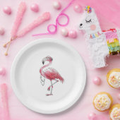 Fabulous Flamingo Pappteller (Party)