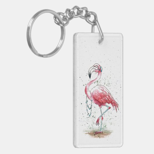 Fabulous Flamingo Schlüsselanhänger (Vorderseite links)