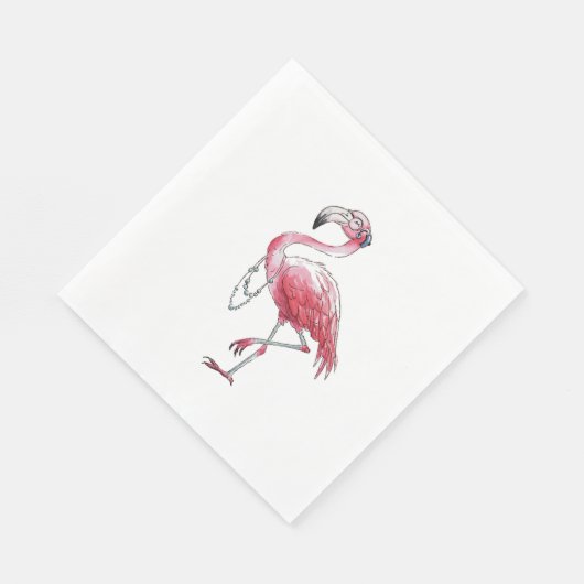 Fabulous Flamingo Serviette (Ecke)