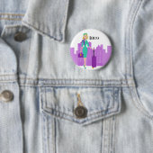 Fabulous Flight Attendant Button (Beispiel)