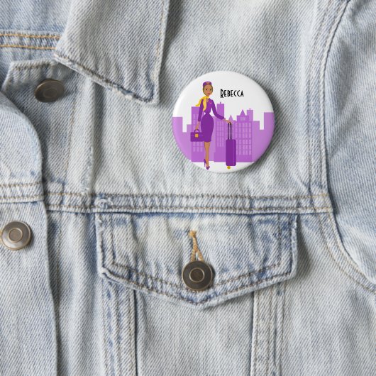 Fabulous Flight Attendant Button (Beispiel)
