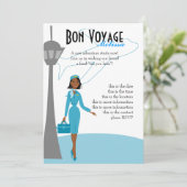 Fabulous Flight Attendant Einladung (Stehend Vorderseite)