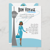 Fabulous Flight Attendant Einladung (Vorne/Hinten)