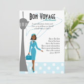 Fabulous Flight Attendant Einladung (Stehend Vorderseite)