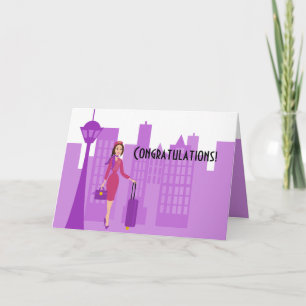 Fabulous Flight Attendant Karte