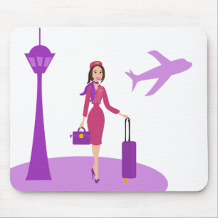 Fabulous Flight Attendant Mousepad