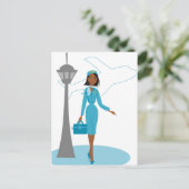 Fabulous Flight Attendant Postkarte (Stehend Vorderseite)
