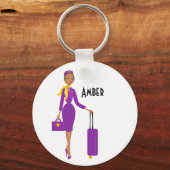 Fabulous Flight Attendant Schlüsselanhänger (Vorderseite)