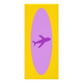 Fabulous Flight Attendant Werbekarte (Hinten)