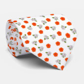 Fabulous floral krawatte (Gerollt)