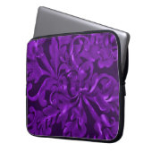 Fabulous Foliage Lila Laptopschutzhülle (Vorderseite Links)