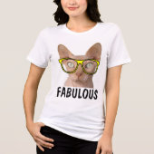 FABULOUS Funny SPHYNX Cat T - Shirt (Vorderseite)