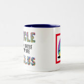 Fabulous Gay Uncle Guncle Pride Zweifarbige Tasse (Mittel)