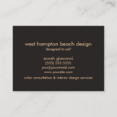 Fabulous Geode Home Staging Visitenkarte (Rückseite)