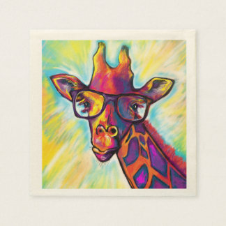 Fabulous Giraffe Cocktail Napkins Serviette