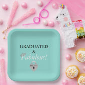 Fabulous & Graduated Celebration Tiara Party Pappteller (Party)