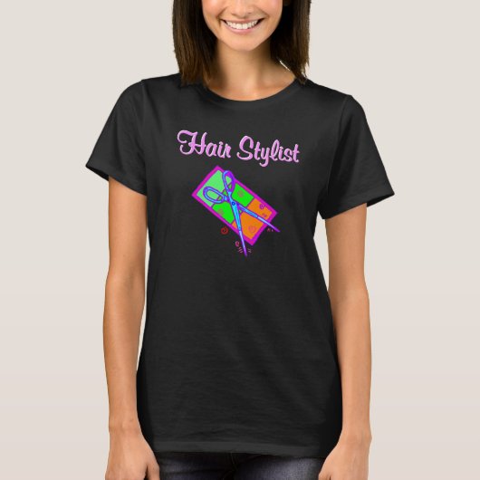 FABULOUS HAIR STYLIST HAIR CUT DESIGN T-Shirt (Vorderseite)