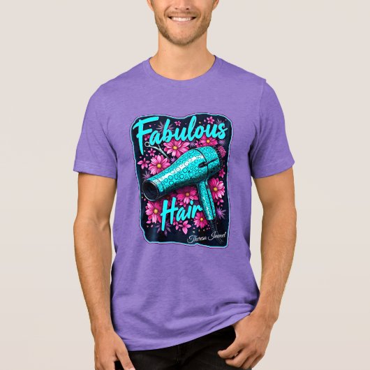 Fabulous Hair Tri-Blend Shirt (Vorderseite)