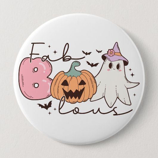 Fabulous Halloween Button (Vorderseite)