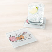 Fabulous Halloween Glasuntersetzer (Schrägansicht)