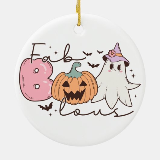 Fabulous Halloween Keramik Ornament (Hinten)