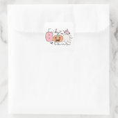 Fabulous Halloween Quadratischer Aufkleber (Tasche)