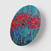 Fabulous Hearts Wall Uhr (Winkel)