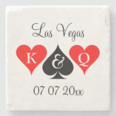 Fabulous Las Vegas Hochzeitsreisetik Steinuntersetzer (Vorderseite)