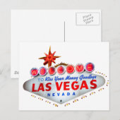 Fabulous Las Vegas Postkarte (Vorne/Hinten)