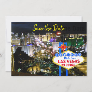 Fabulous Las Vegas Save the Date Foto Einladung