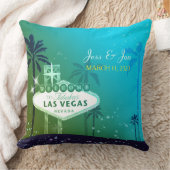 Fabulous Las Vegas Wedding Couple Keepake Kissen (Decke)