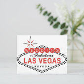 Fabulous Las Vegas Wedding Template anpassbar Postkarte (Stehend Vorderseite)
