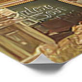 Fabulous Leopard Lady Attitude Poster (Ecke)