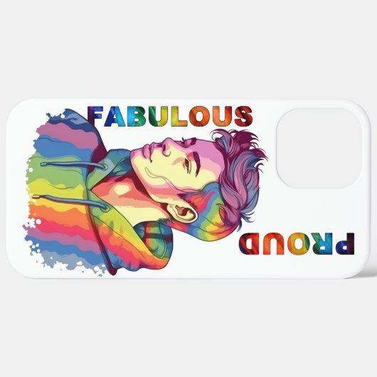 Fabulous LGBT Youth iPhone Case (Hinten (horizontal))