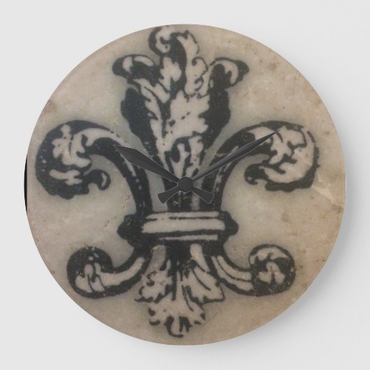 FABULOUS-LILIE GROßE WANDUHR (Vorderseite)