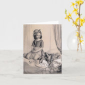 Fabulous Little Red Riding Hood Card Karte (Gelbe Blume)