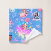 Fabulous Mermaid Life Badhandtuch Set (Waschlappen)