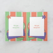 Fabulous Mum Birthday wünscht grüne Karte (Innenseite)