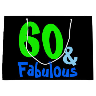 Fabulous Neon Birthday Große Geschenktüte