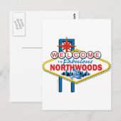 Fabulous-North-Woods Postkarte (Vorne/Hinten)