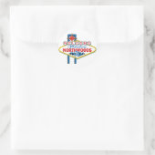 Fabulous-North-Woods Runder Aufkleber (Tasche)