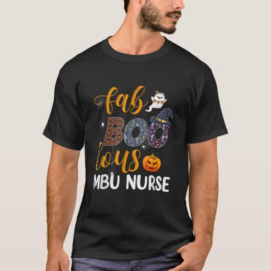Fabulous Nurse Costume Faboolous MBU Nurse Hallowe T-Shirt (Vorderseite)